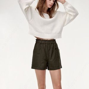 Wilfred Harulia linen shorts